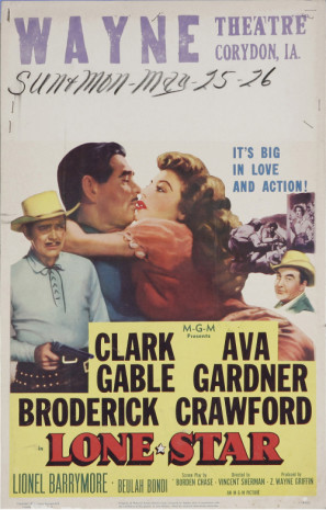 Lone Star movie poster (1952) poster