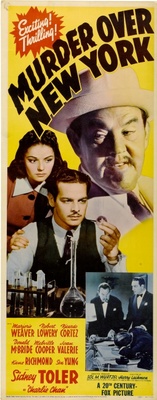 Murder Over New York movie poster (1940) calendar