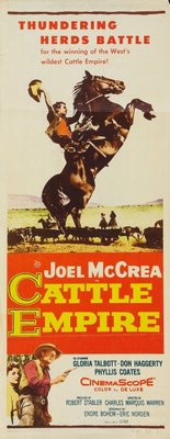 Cattle Empire movie poster (1958) calendar