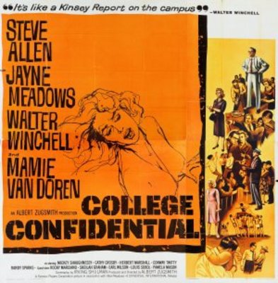 College Confidential movie poster (1960) hoodie