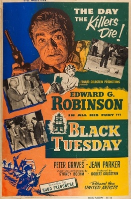 Black Tuesday movie poster (1954) Mouse Pad MOV_a1e41b3a