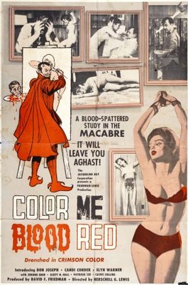 Color Me Blood Red movie poster (1965) hoodie