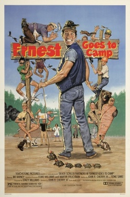 Ernest Goes to Camp movie poster (1987) tote bag