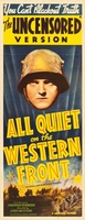 All Quiet on the Western Front movie poster (1930) Sweatshirt #1136025