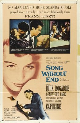 Song Without End movie poster (1960) poster