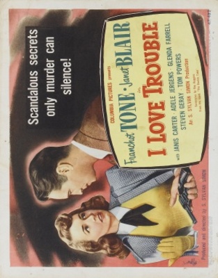 I Love Trouble movie poster (1948) Mouse Pad MOV_a2851995