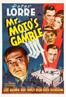 Mr. Moto's Gamble movie poster (1938) tote bag