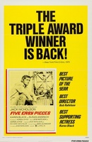 Five Easy Pieces movie poster (1970) t-shirt #MOV_a393470d