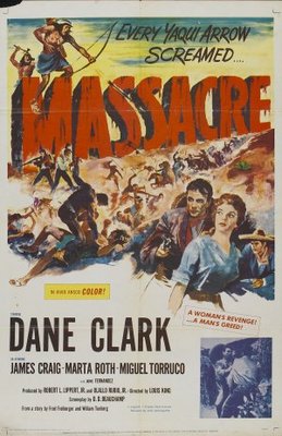 Massacre movie poster (1956) poster