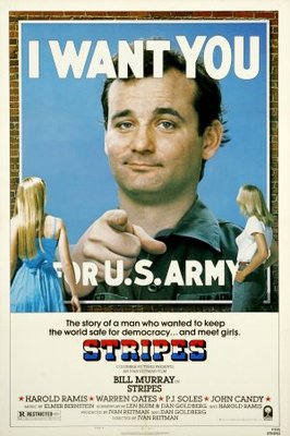 Stripes movie poster (1981) tote bag
