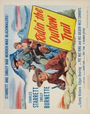 Ridin' the Outlaw Trail movie poster (1951) poster