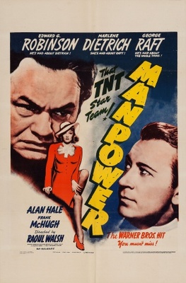 Manpower movie poster (1941) poster