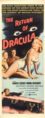The Return of Dracula movie poster (1958) Mouse Pad MOV_a5f60a78