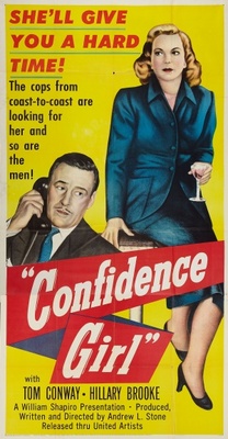 Confidence Girl movie poster (1952) Poster MOV_a5fc8f68