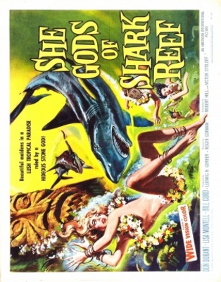 She Gods of Shark Reef movie poster (1958) poster