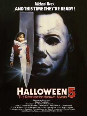 Halloween 5 movie poster (1989) hoodie