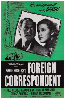 Foreign Correspondent movie poster (1940) calendar