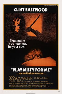 Play Misty For Me movie poster (1971) poster