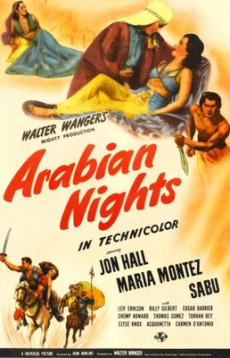 Arabian Nights movie poster (1942) tote bag
