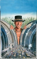 Crocodile Dundee movie poster (1986) Mouse Pad MOV_a7fcfb35