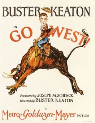 Go West movie poster (1925) Longsleeve T-shirt