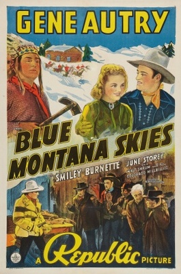 Blue Montana Skies movie poster (1939) tote bag