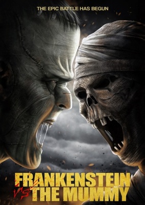 Frankenstein vs. The Mummy movie poster (2014) tote bag