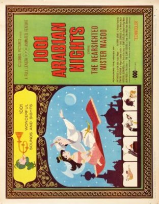 1001 Arabian Nights movie poster (1959) tote bag
