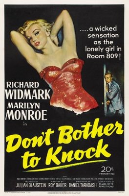 Don't Bother to Knock movie poster (1952) calendar
