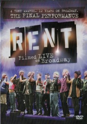 Rent: Filmed Live on Broadway movie poster (2008) poster