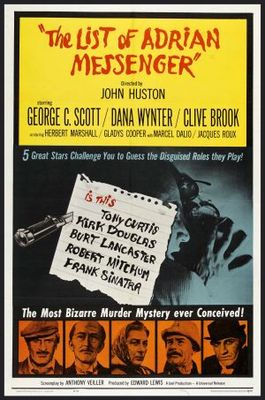 The List of Adrian Messenger movie poster (1963) Sweatshirt