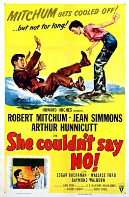 She Couldn't Say No movie poster (1954) tote bag