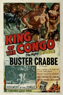 King of the Congo movie poster (1952) mouse pad