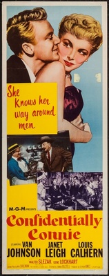 Confidentially Connie movie poster (1953) poster