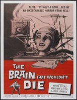 The Brain That Wouldn't Die movie poster (1962) Longsleeve T-shirt #662965