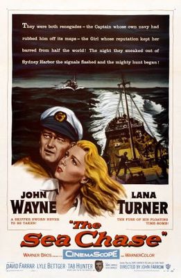The Sea Chase movie poster (1955) Longsleeve T-shirt