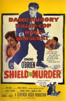 Shield for Murder movie poster (1954) calendar