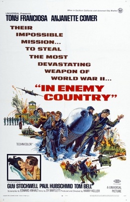 In Enemy Country movie poster (1968) tote bag