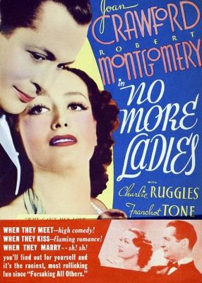 No More Ladies movie poster (1935) poster