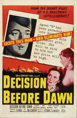 Decision Before Dawn movie poster (1951) Poster MOV_abf229e7