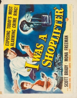 I Was a Shoplifter movie poster (1950) Sweatshirt