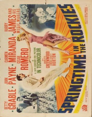 Springtime in the Rockies movie poster (1942) Longsleeve T-shirt