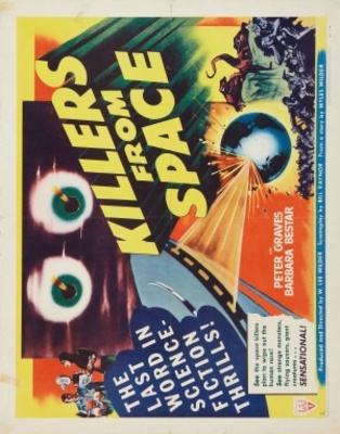 Killers from Space movie poster (1954) calendar