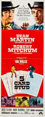 5 Card Stud movie poster (1968) calendar