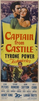 Captain from Castile movie poster (1947) poster