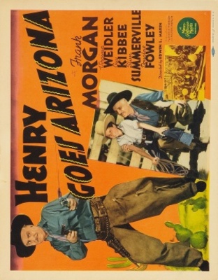 Henry Goes Arizona movie poster (1939) tote bag