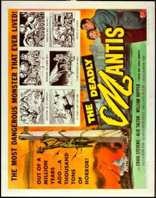 The Deadly Mantis movie poster (1957) mug