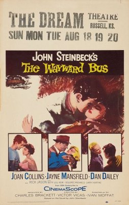 The Wayward Bus movie poster (1957) tote bag
