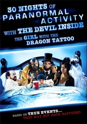 30 Nights of Paranormal Activity with the Devil Inside the Girl with the Dragon Tattoo movie poster (2012) mouse pad