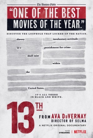 The 13th movie poster (2016) calendar